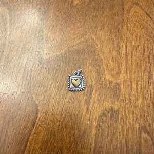 James Avery Radiant Heart Bronze and Silver